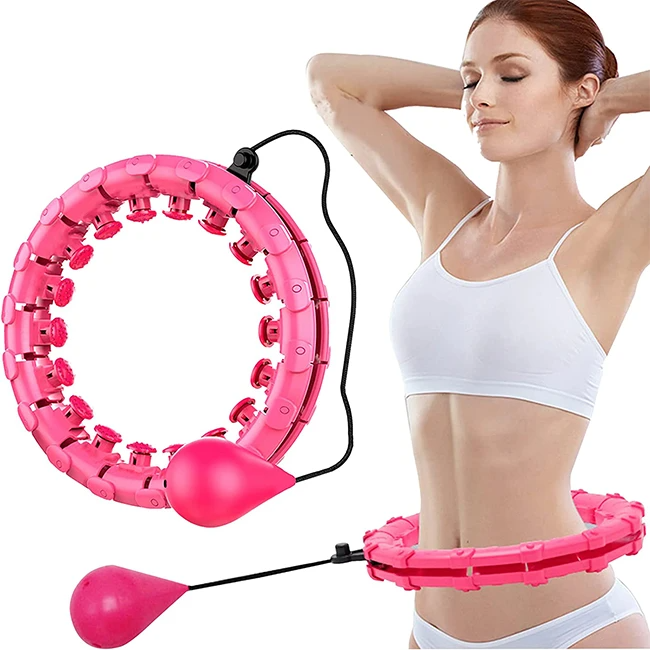 WaistGlow Smart™️ - Din innovative vægtede Hula Hoop Waist Trainer 