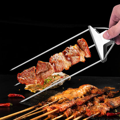 GrillMaster™ Tri-Spike: Revolutionerende 3-vejs grillspyd til perfektion hver gang 