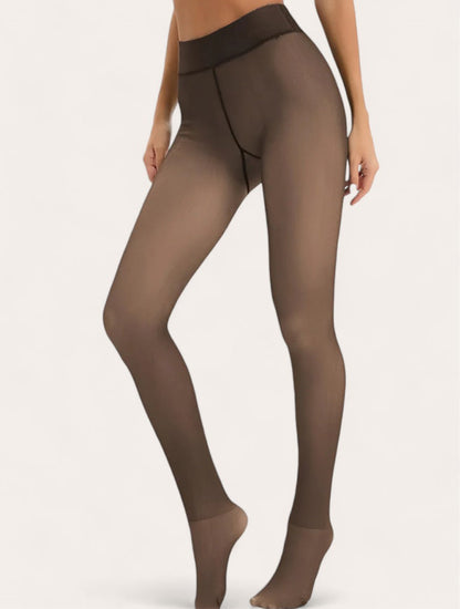 WarmGlam™ vintertights - Varme med blødt fleecefor