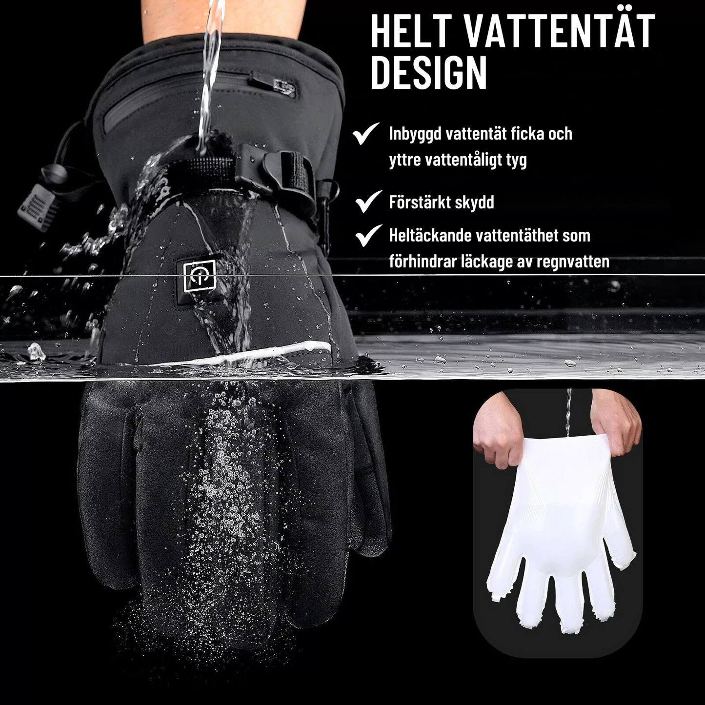 HeatGuard™ - Genopladelige opvarmede handsker