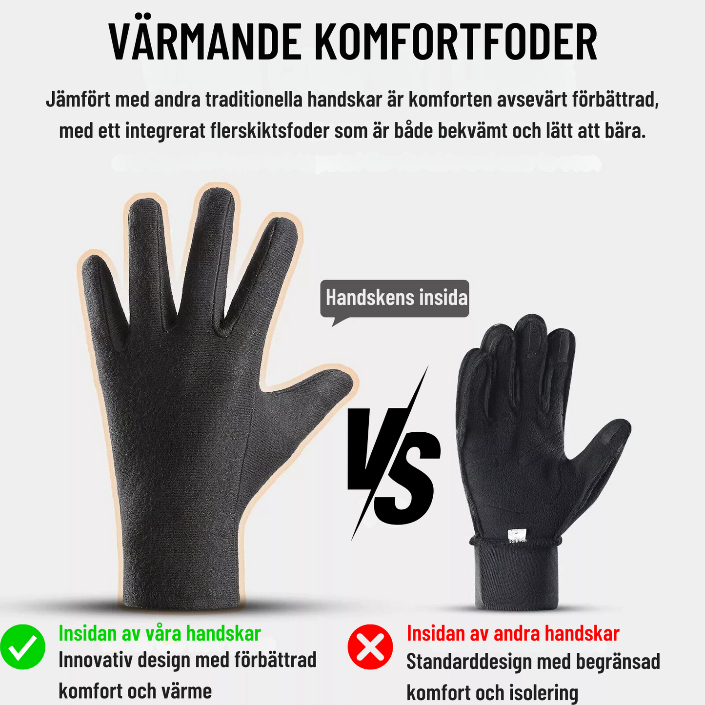 HeatGuard™ - Genopladelige opvarmede handsker