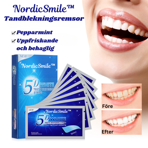 NordicSmile™ Tandblegningsstrimler - 14 stk