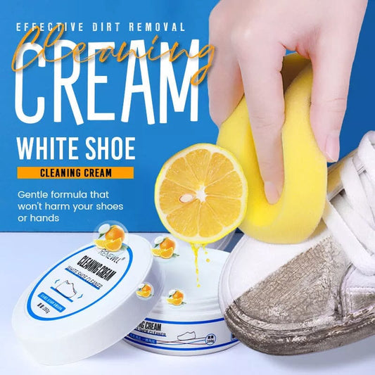 White Shoe Cleaning Cream: Gør dine sko som nye!