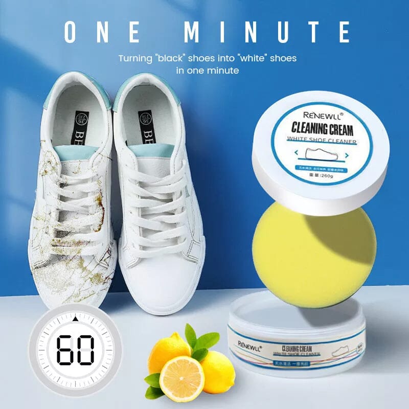 White Shoe Cleaning Cream: Gør dine sko som nye!