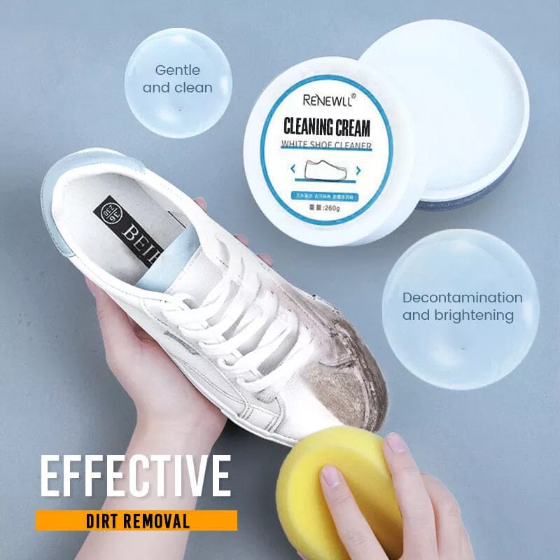 White Shoe Cleaning Cream: Gør dine sko som nye!