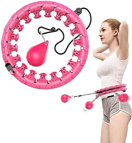 WaistGlow Smart™️ - Din innovative vægtede Hula Hoop Waist Trainer 