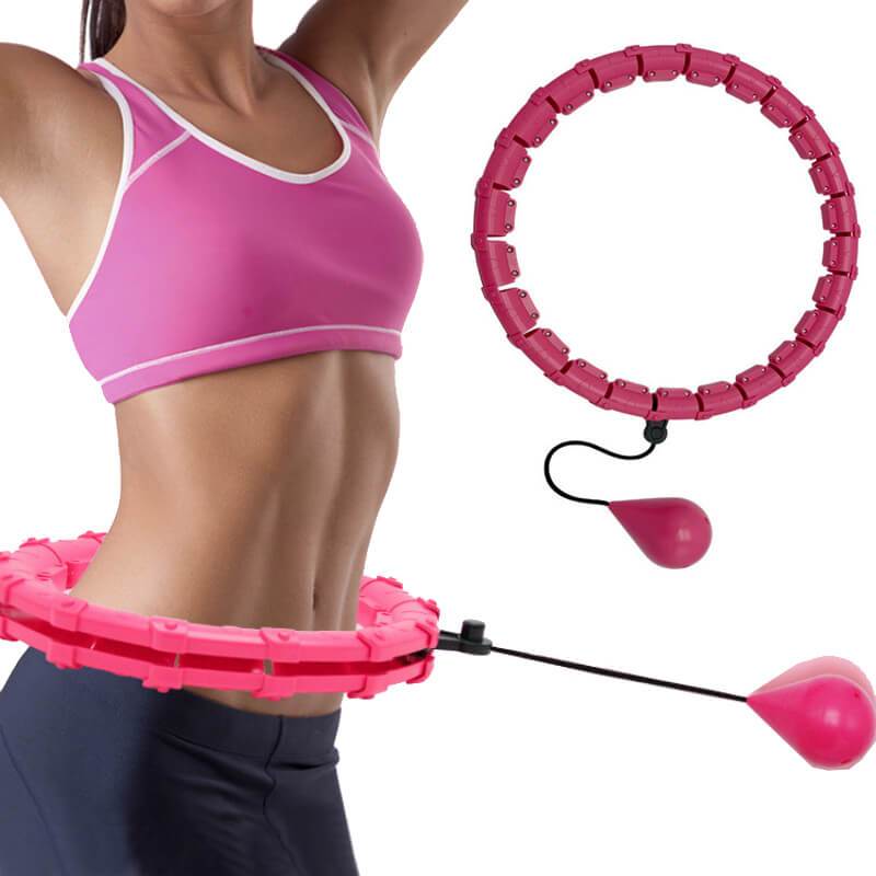 WaistGlow Smart™️ - Din innovative vægtede Hula Hoop Waist Trainer 