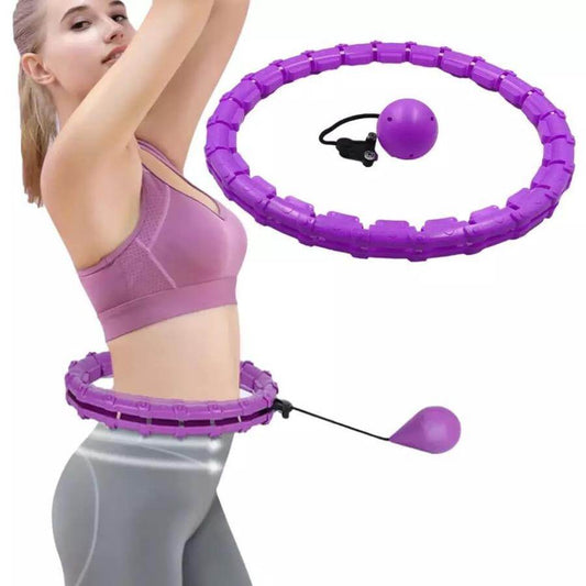 WaistGlow Smart™️ - Din innovative vægtede Hula Hoop Waist Trainer 